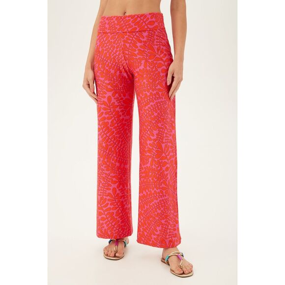 NWT Trina Turk Swim Women's Trellis Swim Cover-Up Pant Size Medium $168 MSRP - Picture 1 of 7